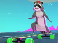 image Tanuki Sunset
