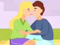 image Romantic Secret Kiss