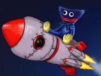 image Huggy Wuggy in space