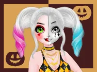 image Princess Halloween Makeup HalfFaces Tutorial