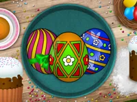 image Handmade Easter Eggs Coloring Book