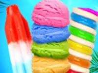 image Rainbow Ice Cream And Popsicles - Icy Dessert Make