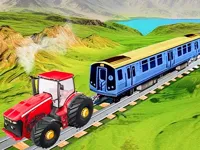 image Chain Tractor Train Towing Game 3D