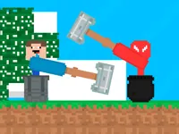 image Stickman vs Noob Hammer